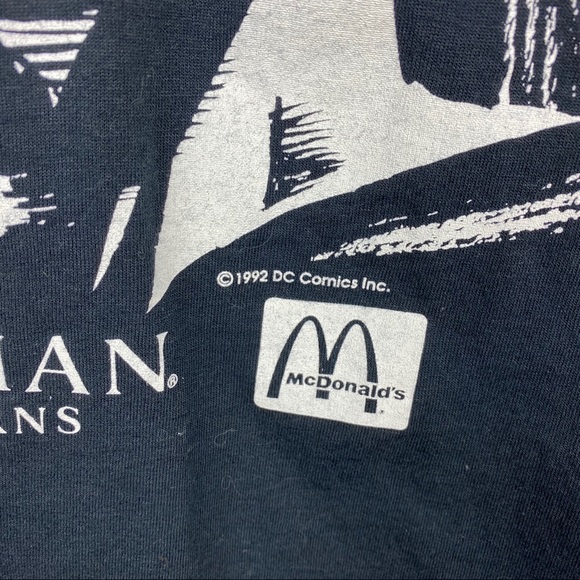 1992 Batman Returns McDonald’s Single Stitch Tee - Picture 2 of 6